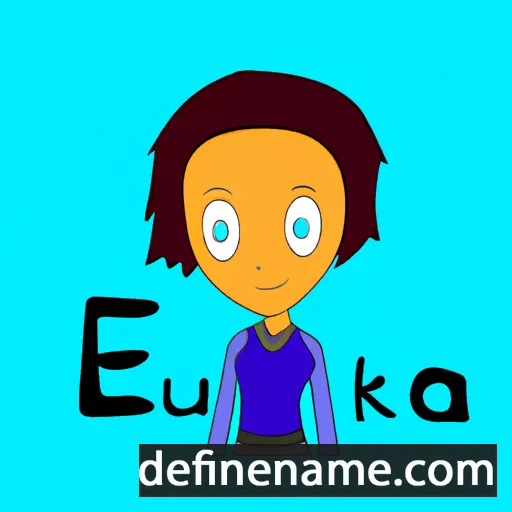 cartoon of the name Eureka