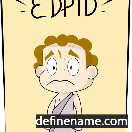 cartoon of the name Euripide