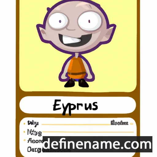 cartoon of the name Eurybates