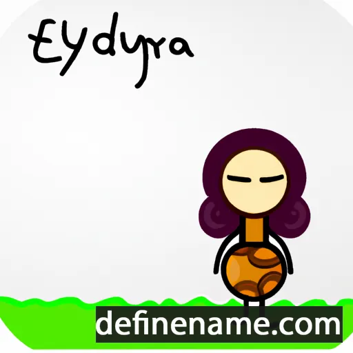 cartoon of the name Eurycyda