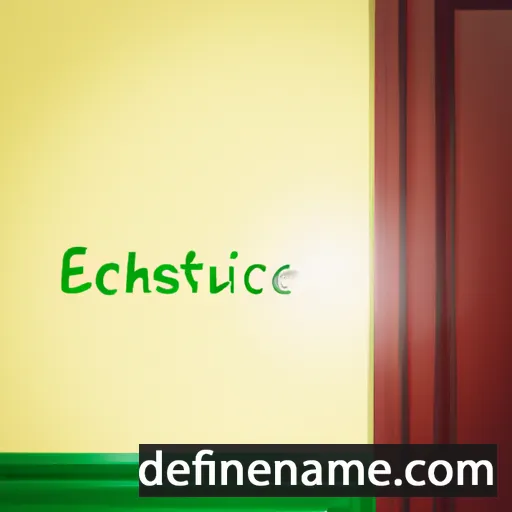 cartoon of the name Eustachie