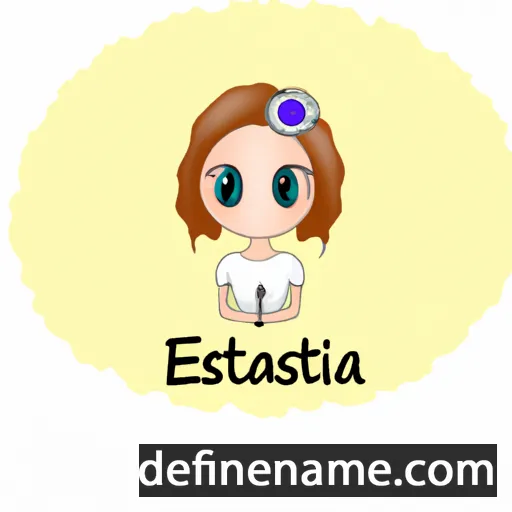 cartoon of the name Eustakia