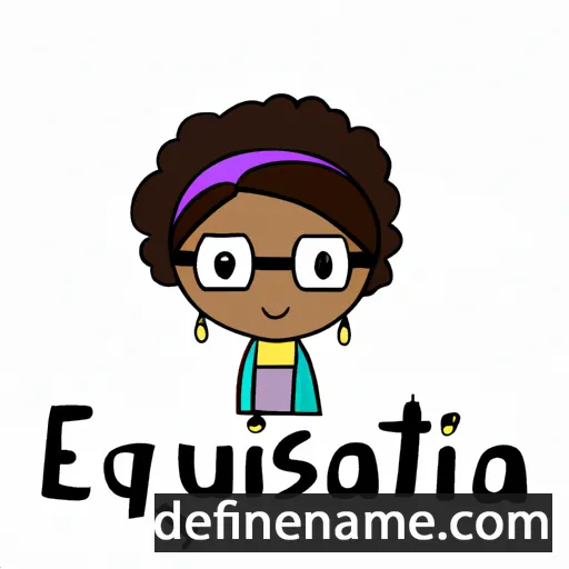 cartoon of the name Eustaquia