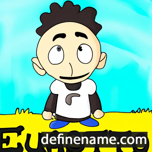 cartoon of the name Eustasio