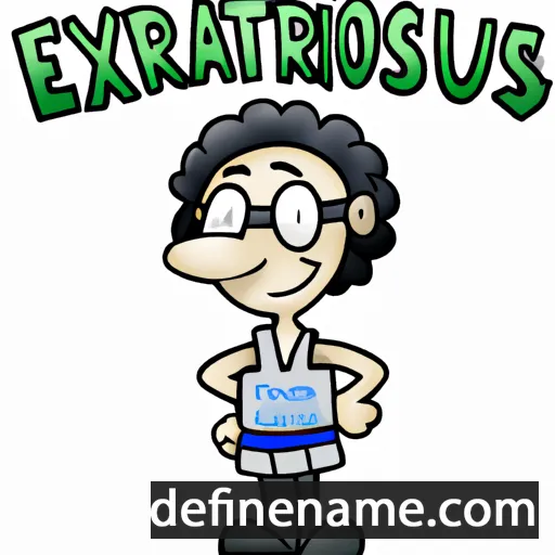 cartoon of the name Eustratios