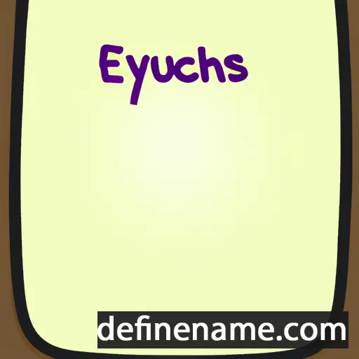 cartoon of the name Eutyches