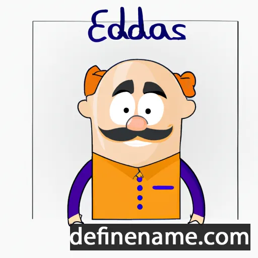 cartoon of the name Evaldas