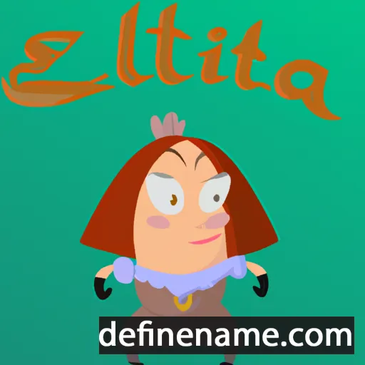 cartoon of the name Evaletta