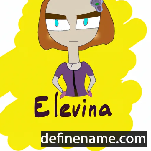 Evalina cartoon