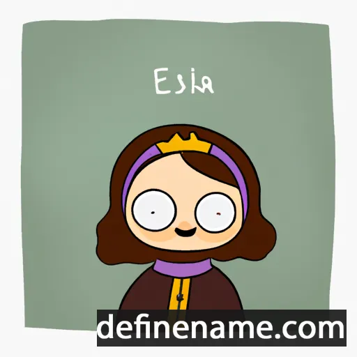 Evalisa cartoon