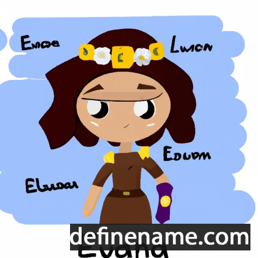 Evaluna cartoon