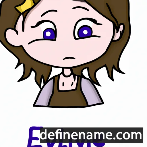 Evealine cartoon