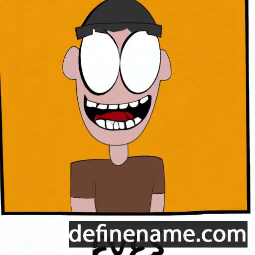 cartoon of the name Evens