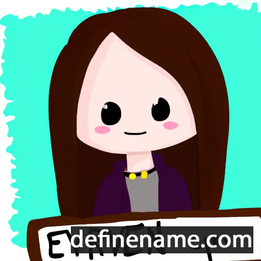 cartoon of the name Everlynn