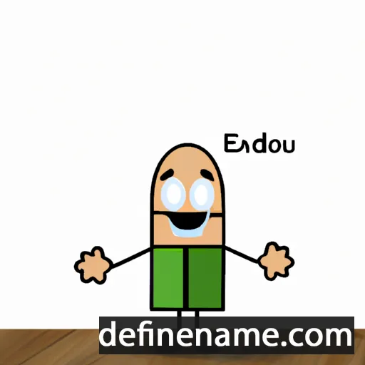 cartoon of the name Evodiu