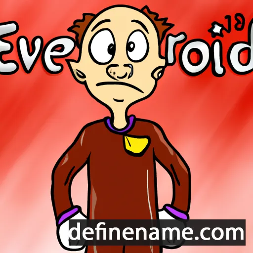 cartoon of the name Evrold