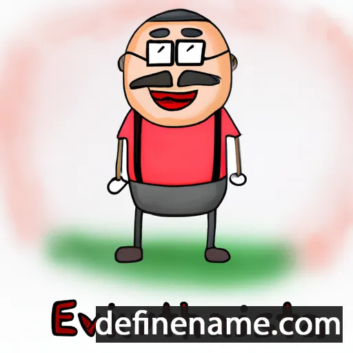 cartoon of the name Evstakhi