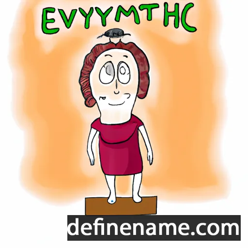 Evtimiya cartoon