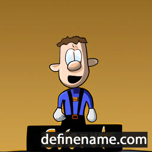 cartoon of the name Ewert