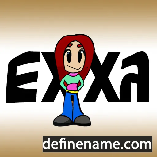 Exa cartoon