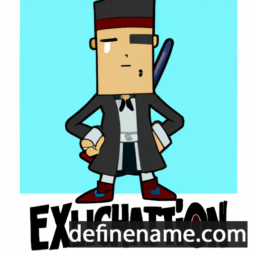 cartoon of the name Exaltación