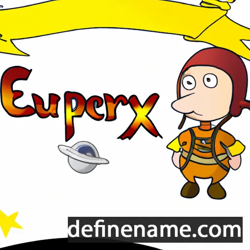 cartoon of the name Exupéry