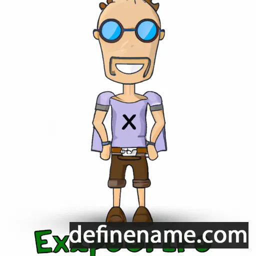 cartoon of the name Exuperio