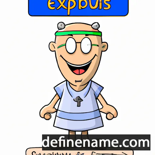 cartoon of the name Exuperius