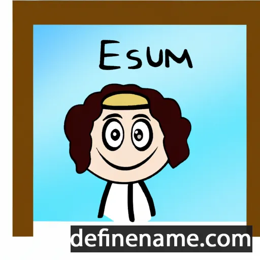 cartoon of the name Eyerusalem