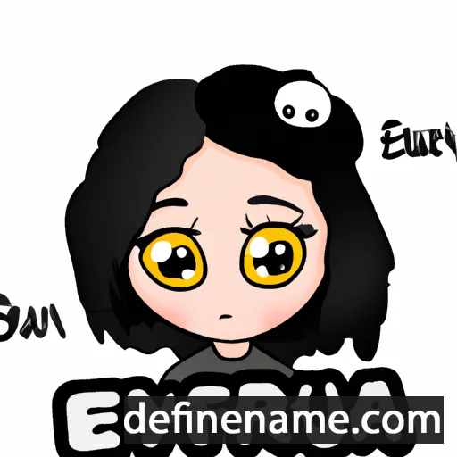 cartoon of the name Eyfura