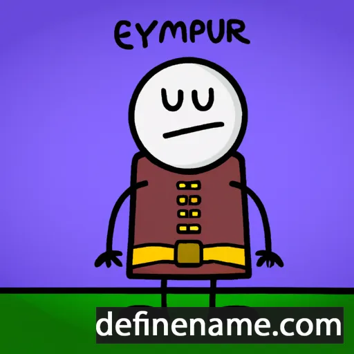 Eymundr cartoon