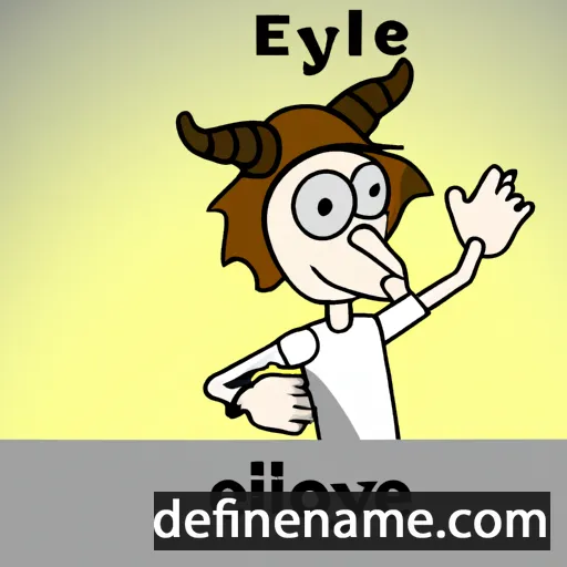 cartoon of the name Eyolf