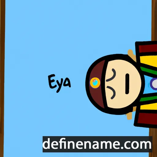 cartoon of the name Eyota