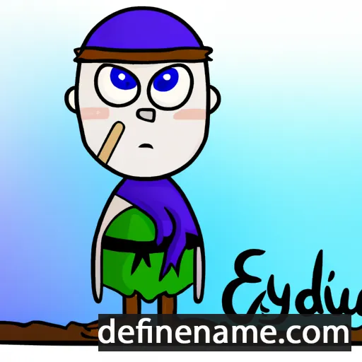 Eyðgrímur cartoon