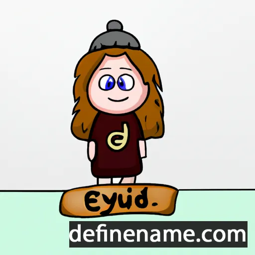 cartoon of the name Eyðun