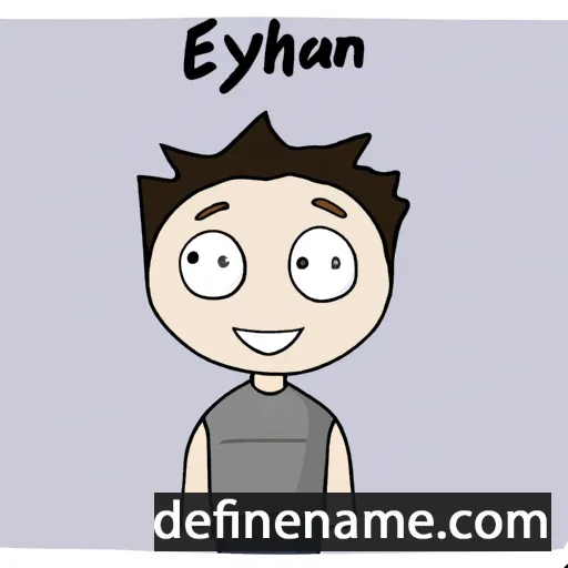 cartoon of the name Eythan