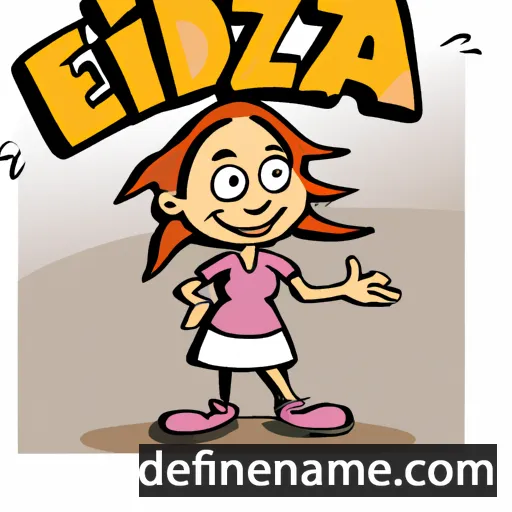 cartoon of the name Ezilda