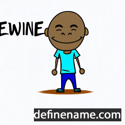 cartoon of the name Ezinwanne