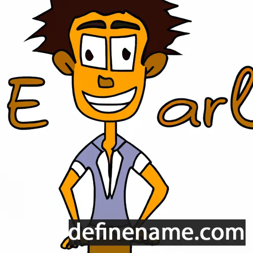 cartoon of the name Ezrael