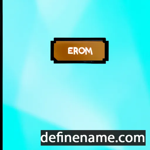 Ezrom cartoon