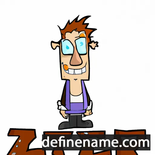 cartoon of the name Ezter