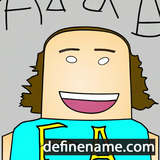 cartoon of the name Fá