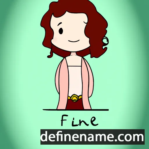 cartoon of the name Fáinne