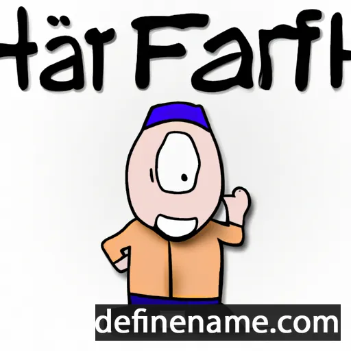 cartoon of the name Färhät