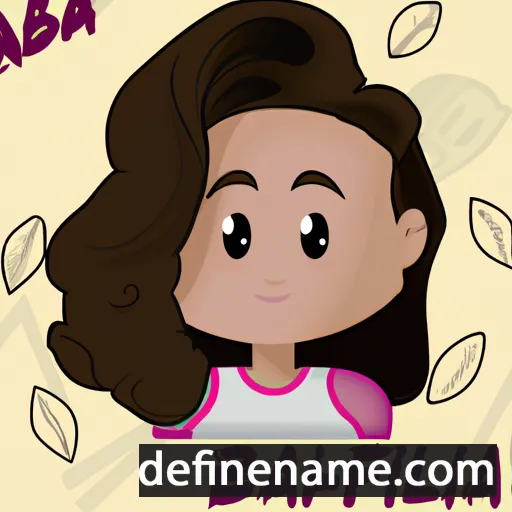 cartoon of the name Fabiána