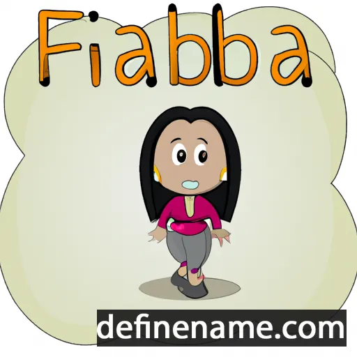 cartoon of the name Fabisa