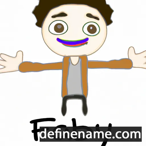 cartoon of the name Fabiy