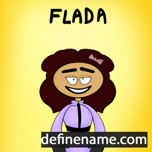 cartoon of the name Fadela