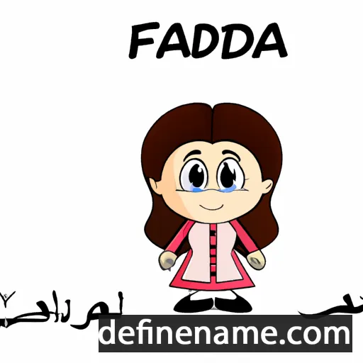 cartoon of the name Fadma