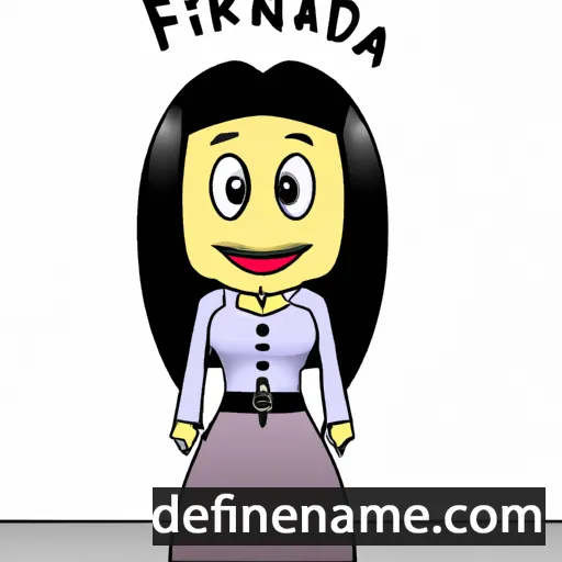 cartoon of the name Fadrina